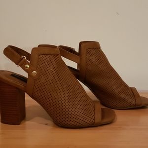 Steve Madden Leather Slingback Bootie